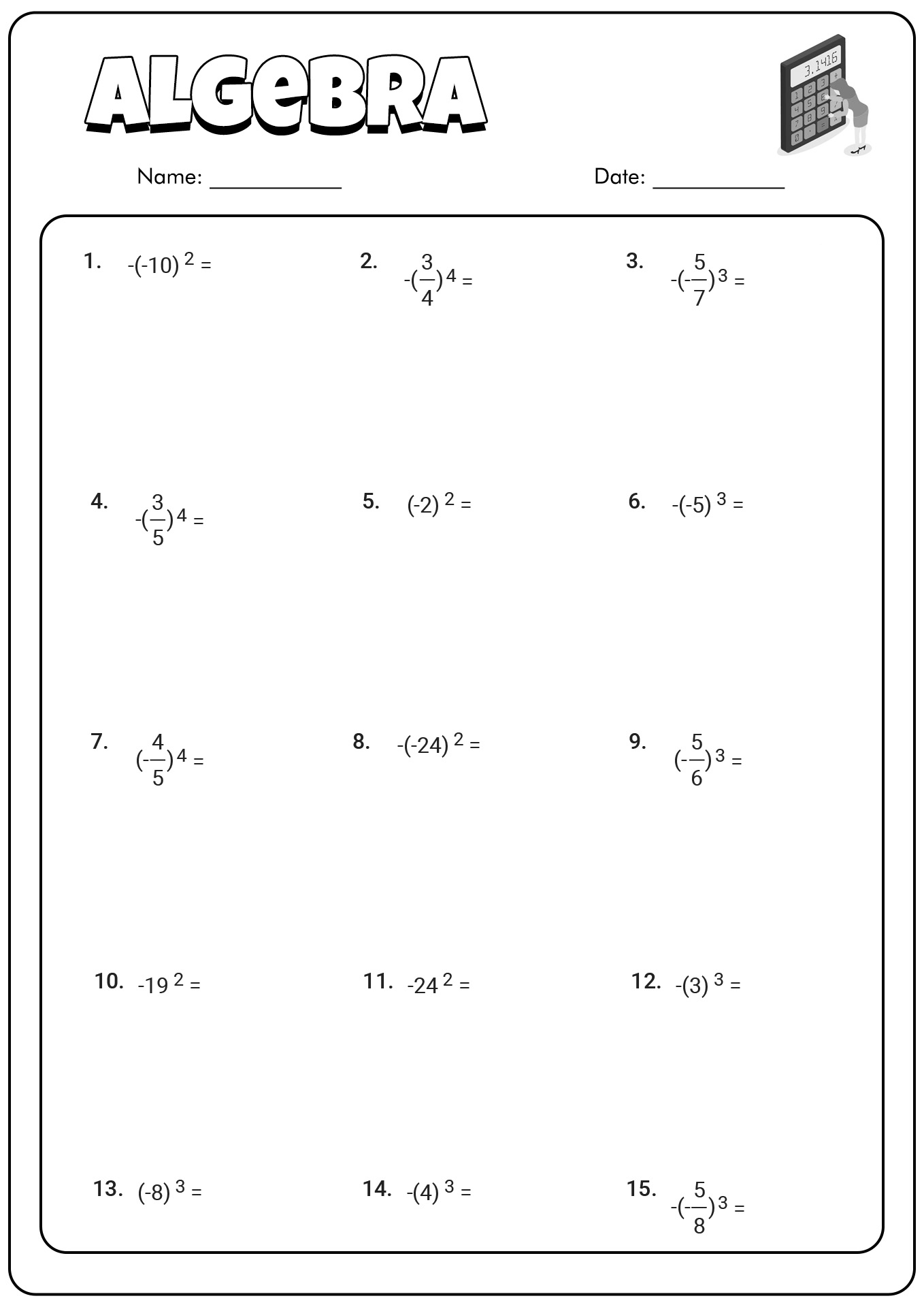 6th Grade Math Worksheets Pdf Free Download