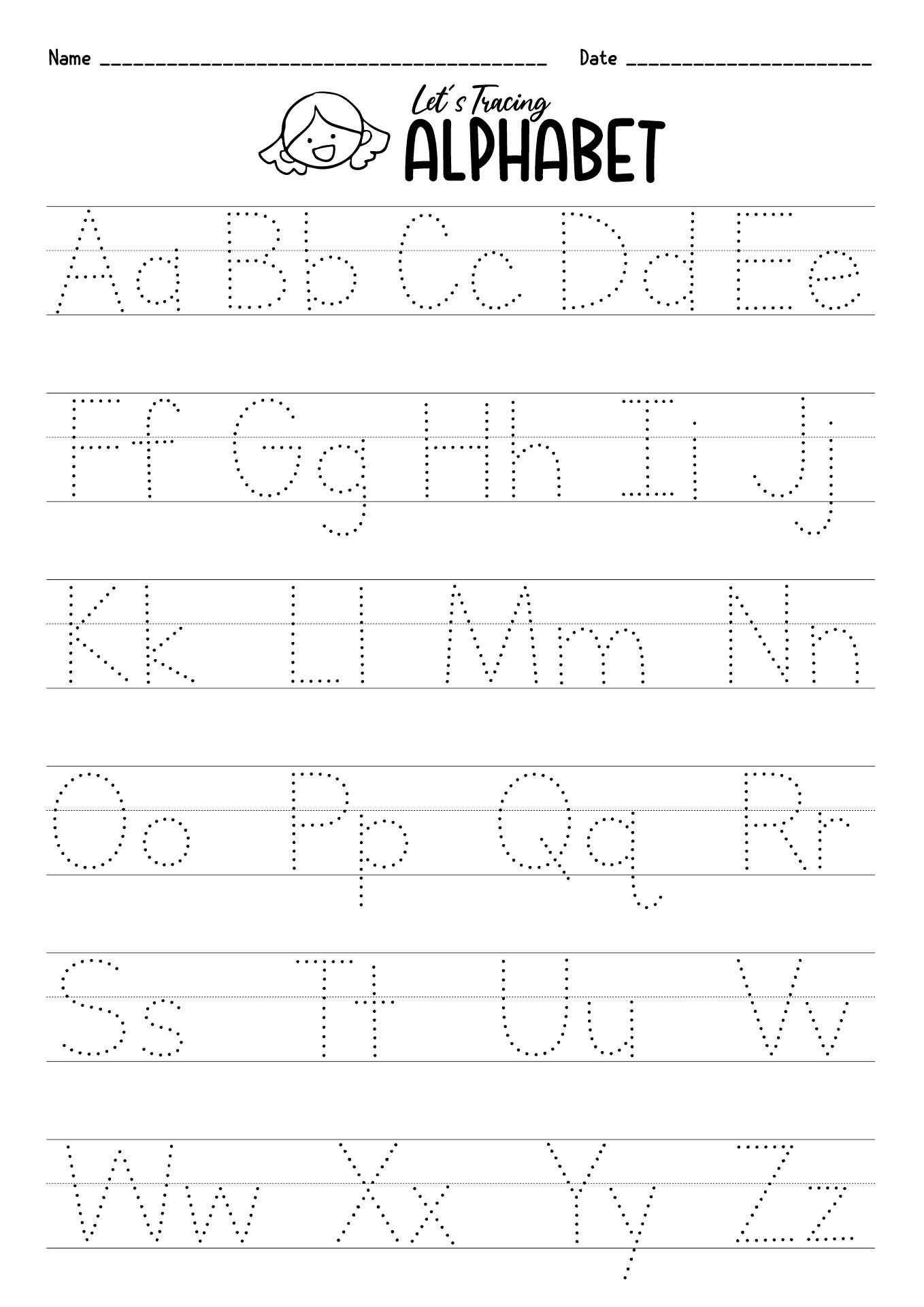 Alphabet Letter Worksheets