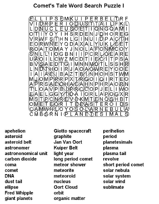 Body System Challenge Word Search Answer Key Image