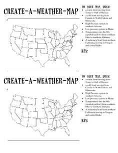 Create a Weather Map Worksheet Image
