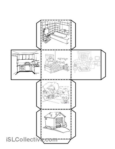 ESL House Worksheets Printable