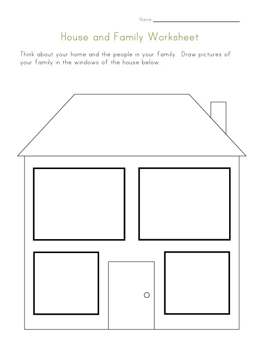 Family and House Worksheet