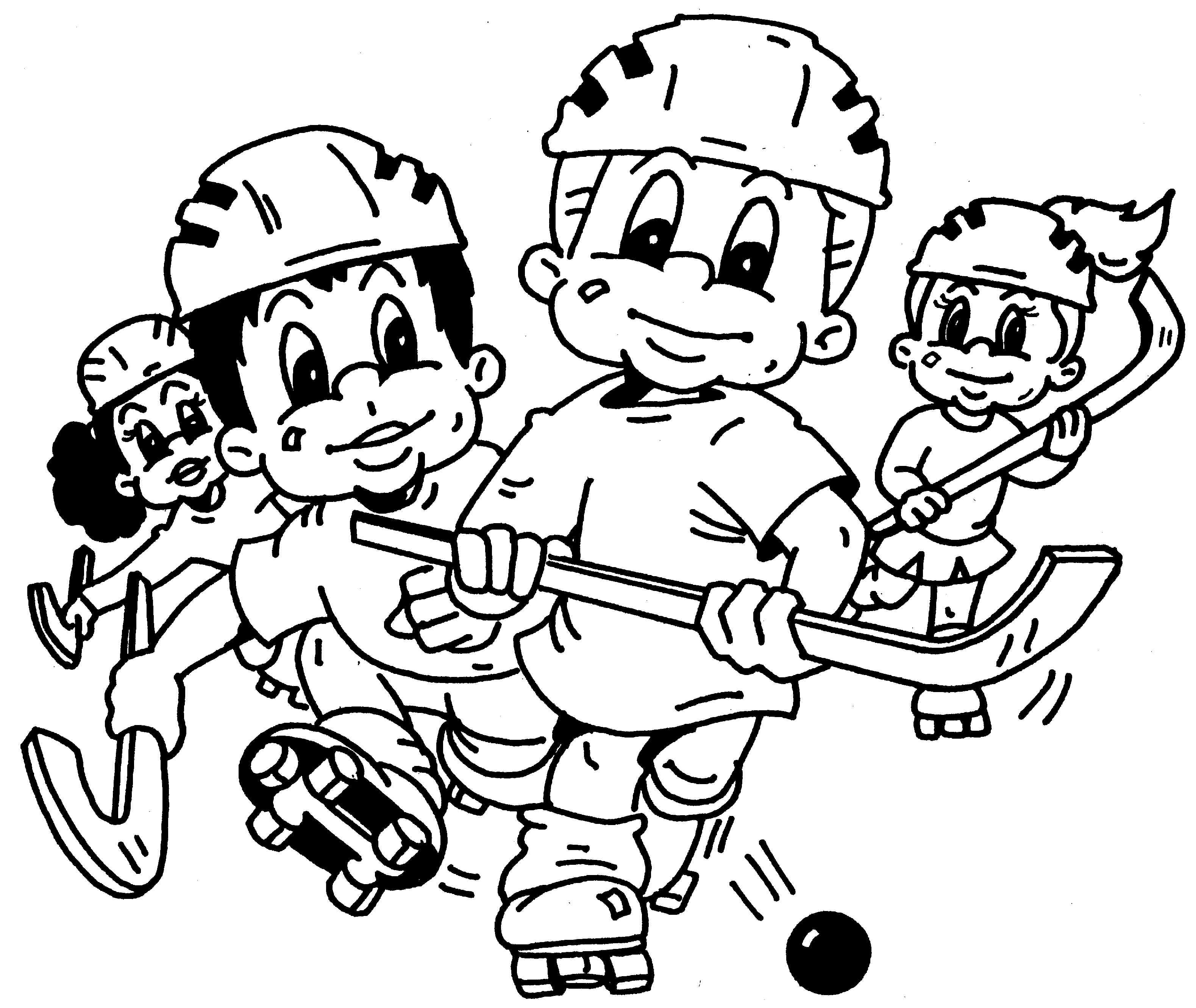 Hockey Coloring Pages Image