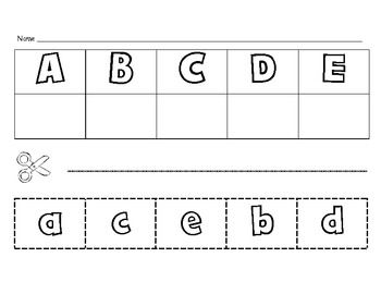 Cut and Paste Car Worksheet