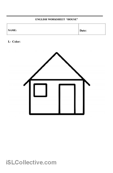 Patterns Kindergarten Worksheets House