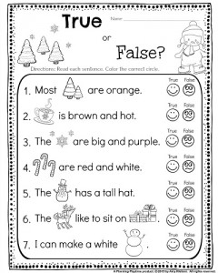 Reading Comprehension Worksheets for Kindergarten Image