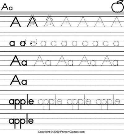 Alphabet Letter Tracing for Preschool Image