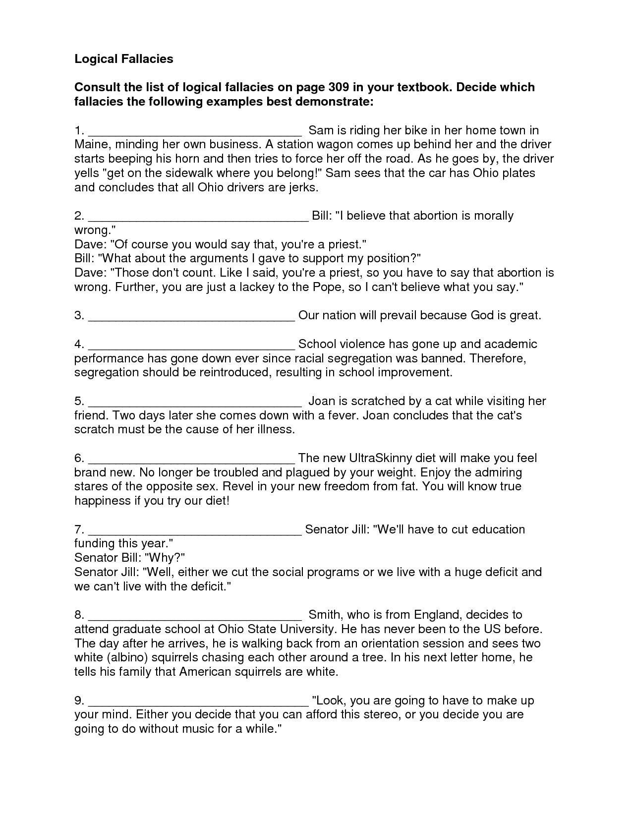 11-logical-fallacies-worksheet-with-answers-worksheeto