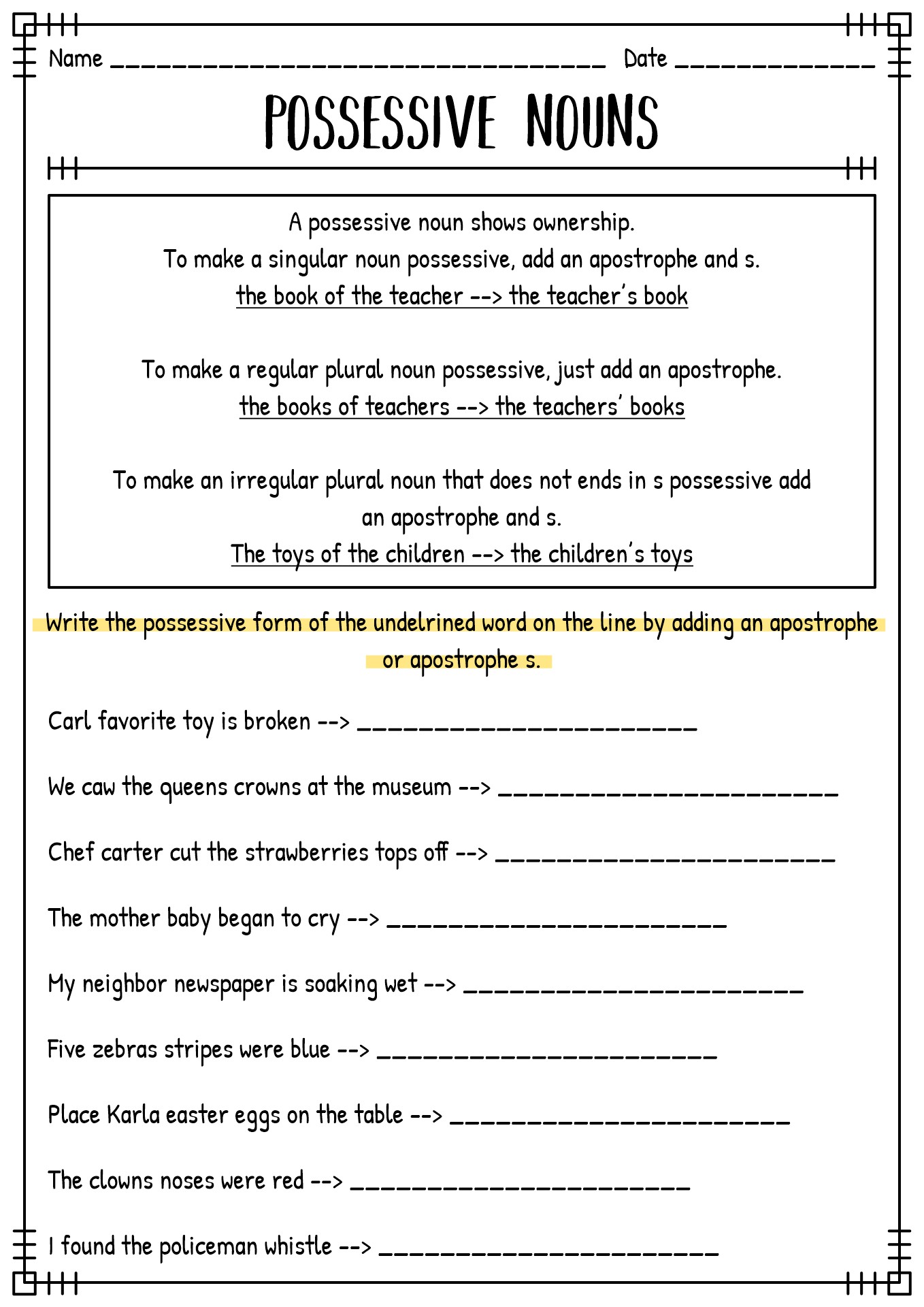 plural-or-possessive-nouns-worksheet