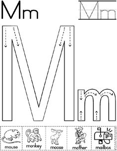 Preschool Letter M Activity Image