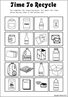 Recycle Earth Day Worksheets Image