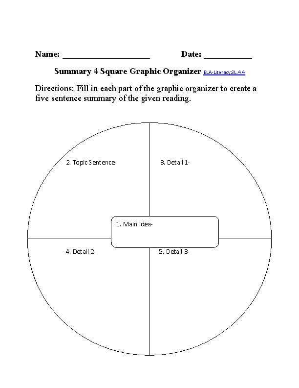 Theme Worksheets 4th Grade Reading Image