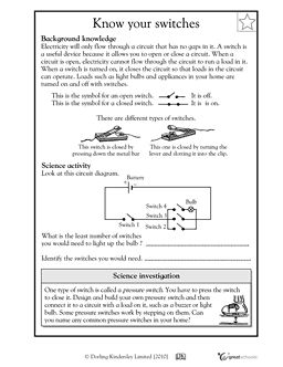 5th Grade Science Electricity Worksheets Image
