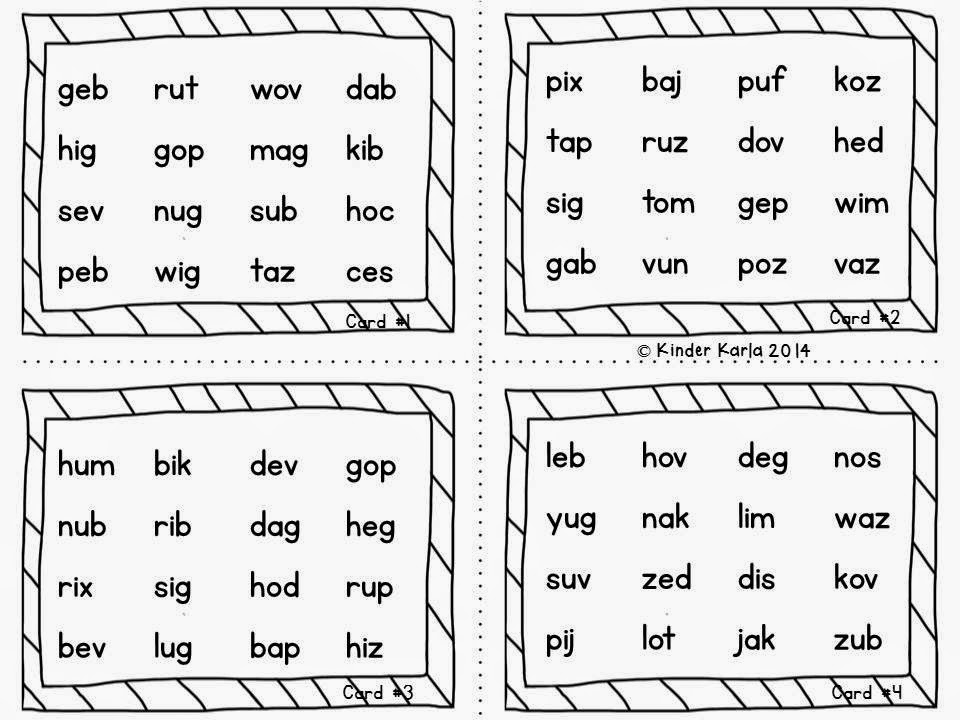 Phoneme segmentation fluency practice