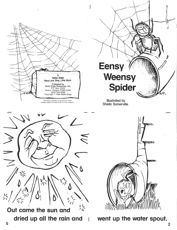 Eensy Weensy Spider Book Image