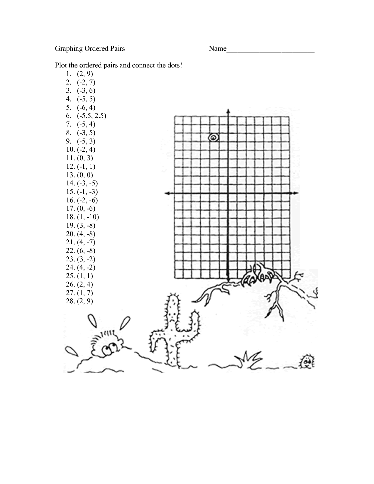 9-plotting-coordinates-worksheets-worksheeto