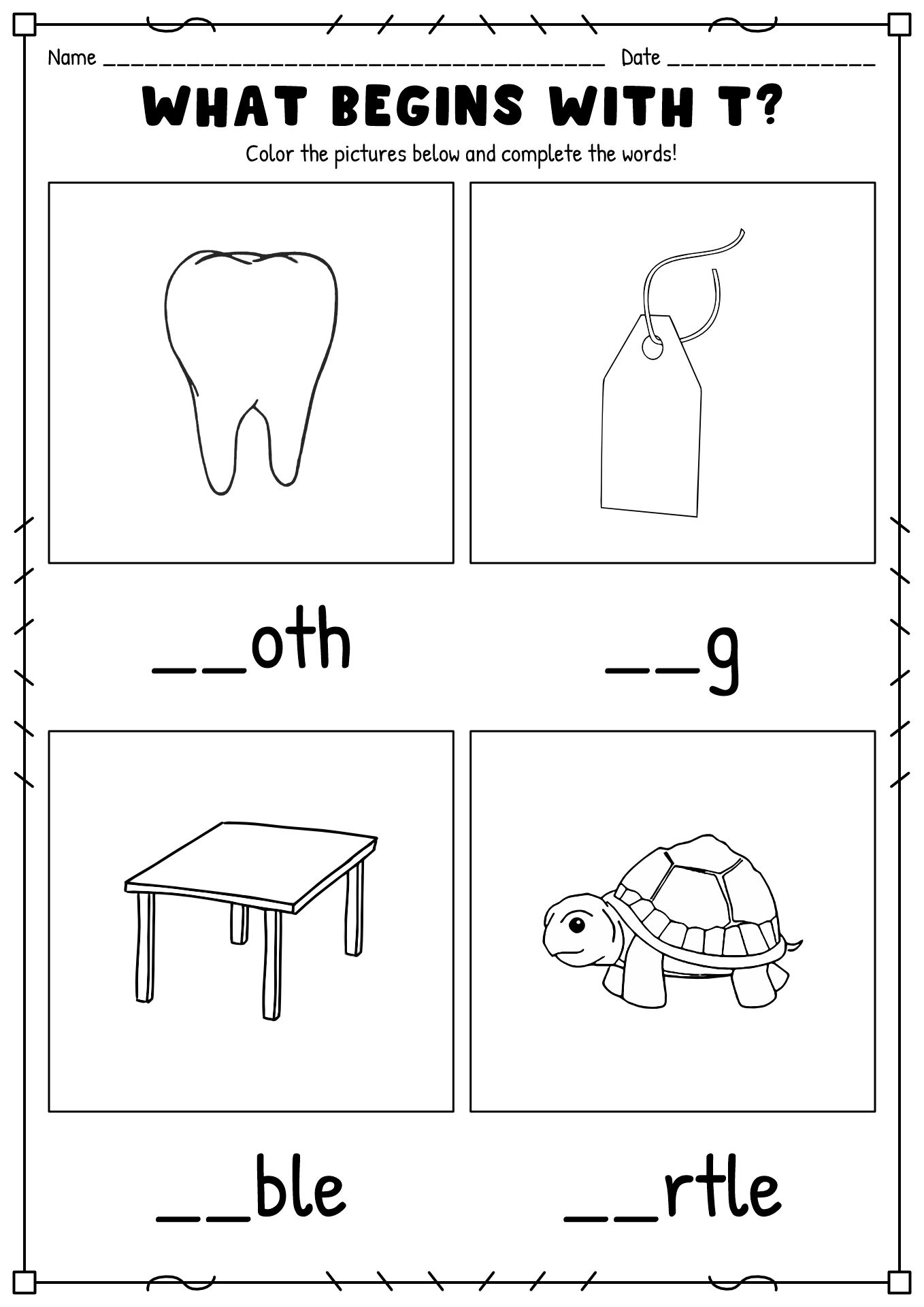 Esl Kindergarten Worksheets Pdf