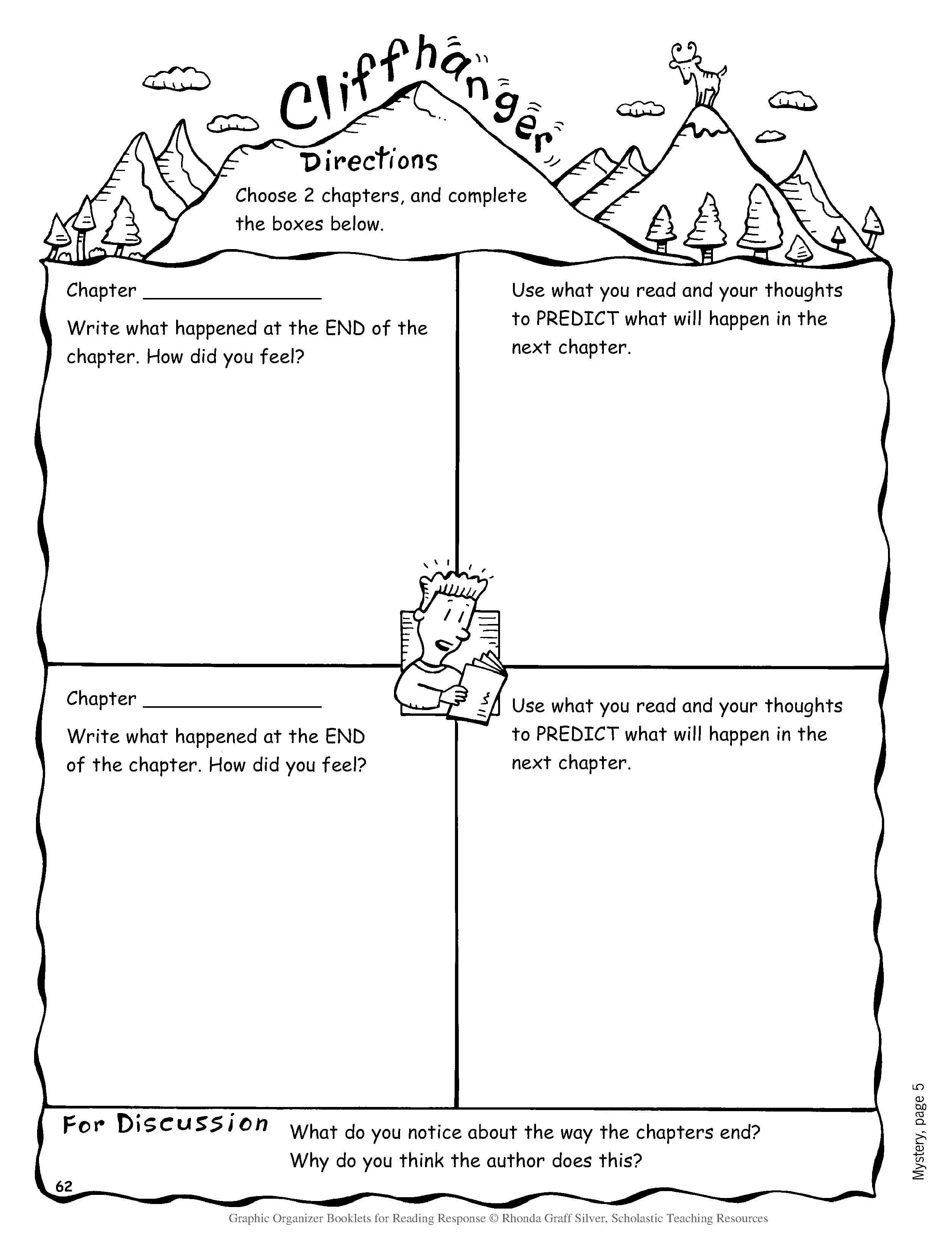 Mystery Graphic Organizer Worksheet