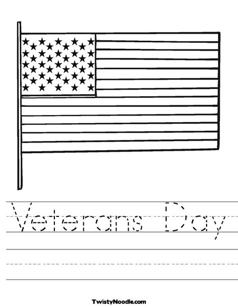 Invitation to veterans day program