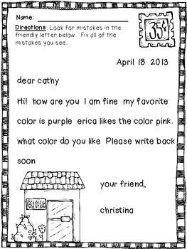 Writing Friendly Letter Image
