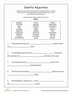 4th Grade Grammar Worksheets Image
