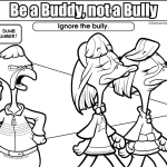 Printable Bullying Coloring Pages Image