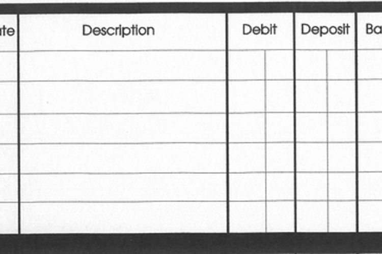 Printable Checkbook Balance Sheet Image