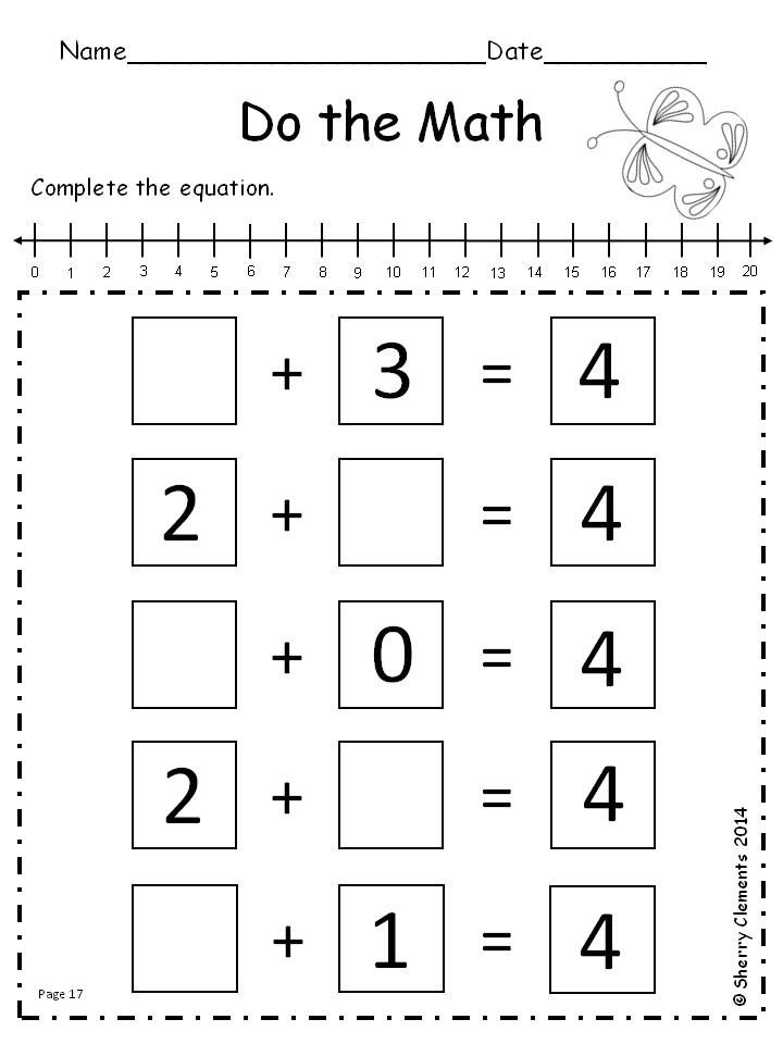 2nd Grade Math Missing Addends Image