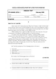 9th Grade English Worksheets
