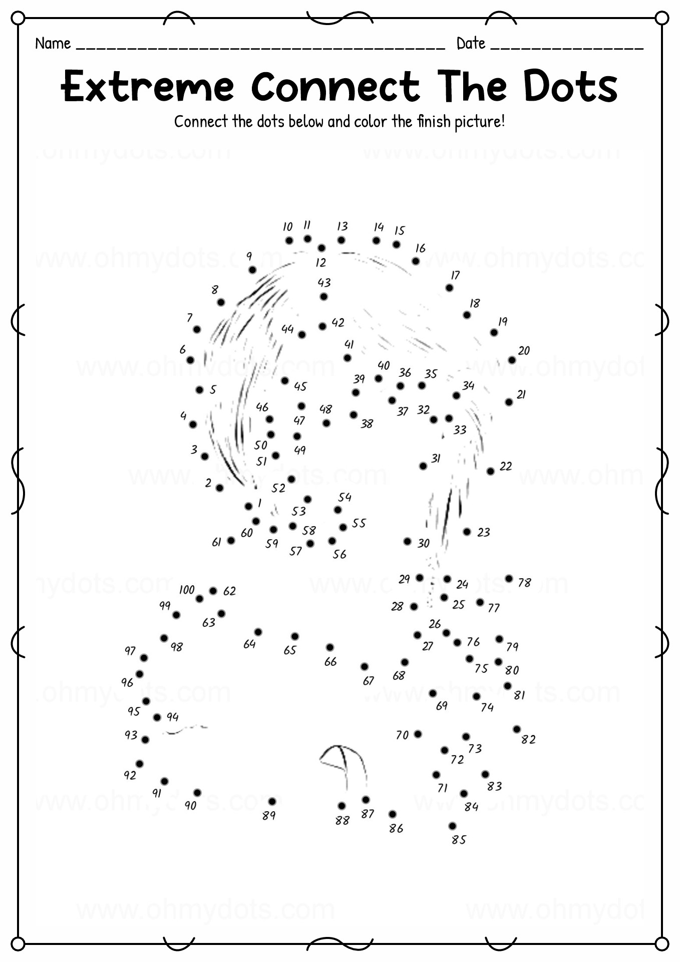 Free Dot Marker and Dot Sticker Printables {over 100 pages!}