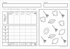 Kindergarten Math Tally Worksheets Image