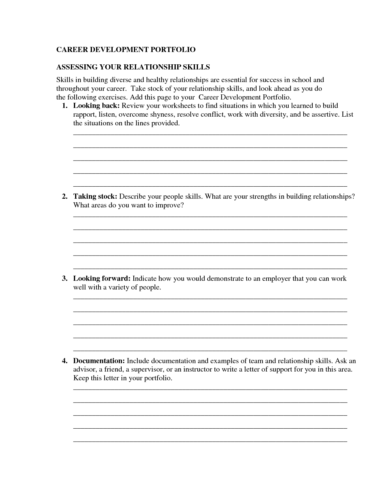 Building Healthy Relationships Worksheets Image
