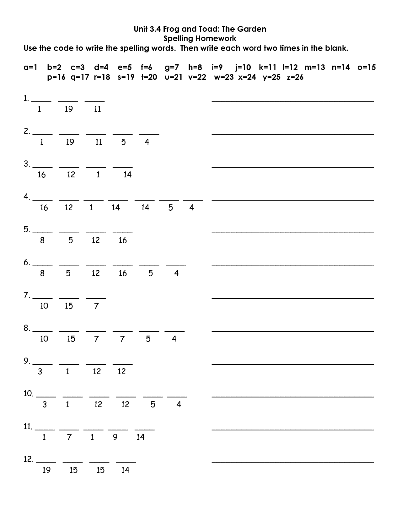 Free Printable Crack The Code Worksheets Pdf