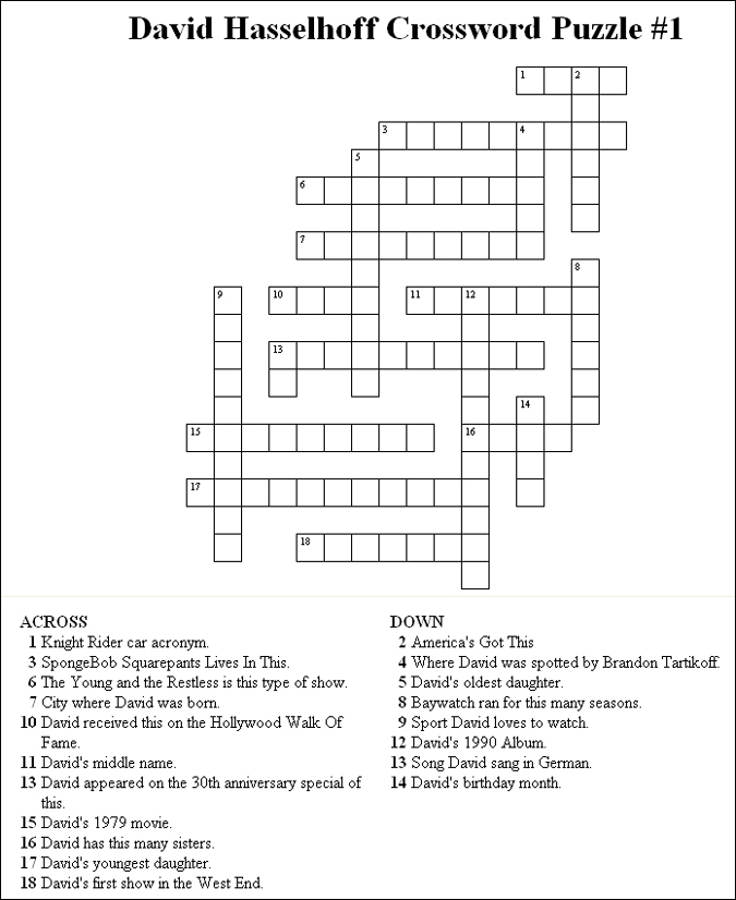 Crossword Puzzles Image
