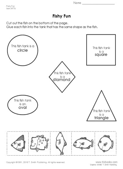 Cut and Paste Activity Worksheets Image