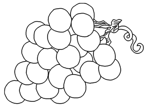Free Printable Coloring Pages Grapes Image