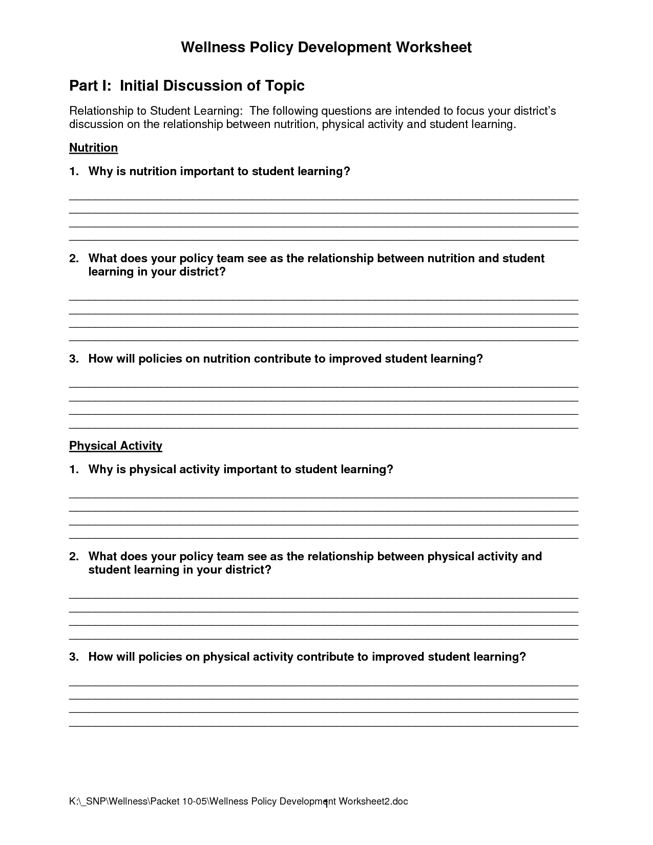 19 Self Assessment Worksheet Boundaries Worksheeto