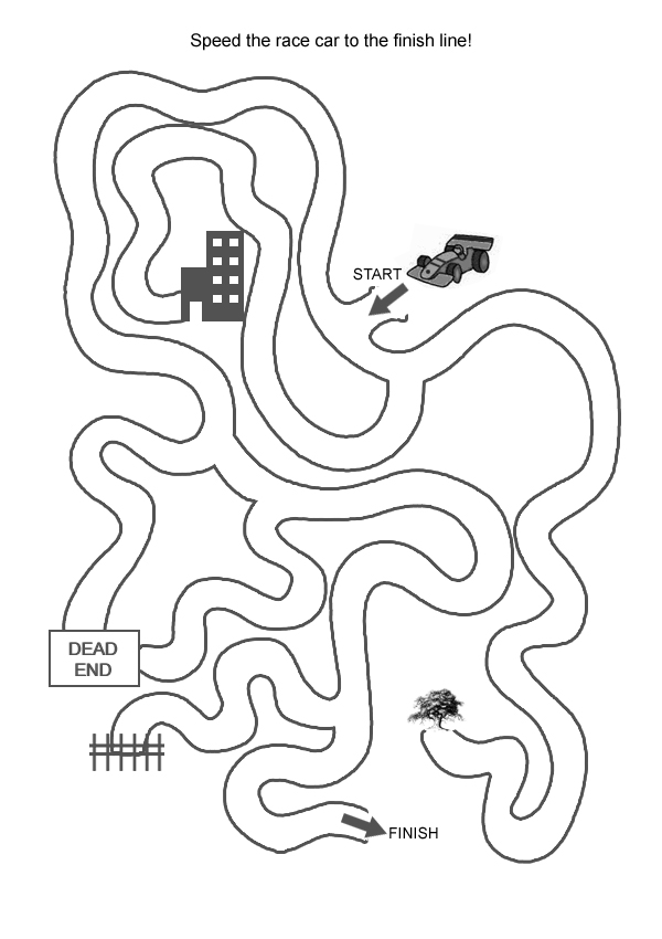 10 Halloween Maze Printable Activity Worksheets / worksheeto.com