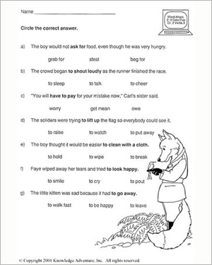 Second Grade Verb Worksheets Image