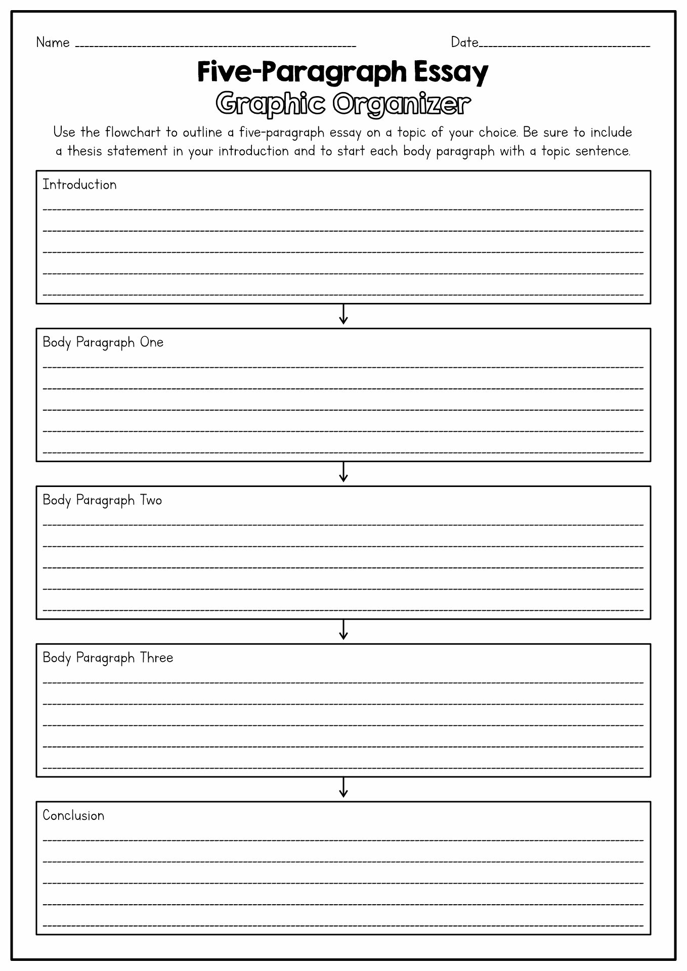 essay writing worksheets for grade 4