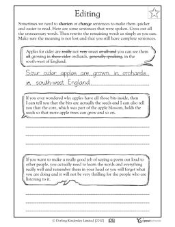 2nd Grade Paragraph Writing Worksheets Image