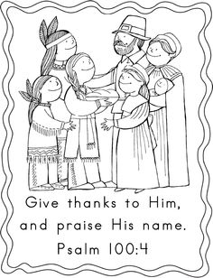 Catholic Thanksgiving Coloring Pages Image