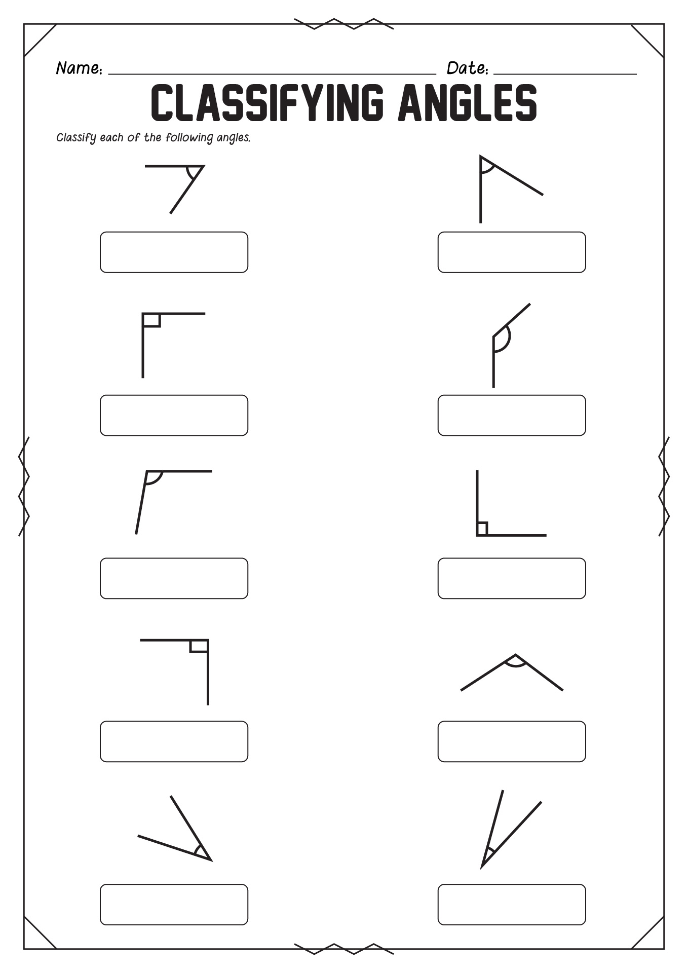17 Geometry Angles Worksheet 4th Grade Worksheeto