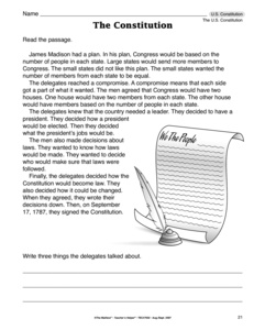 Constitution Day Worksheets Image