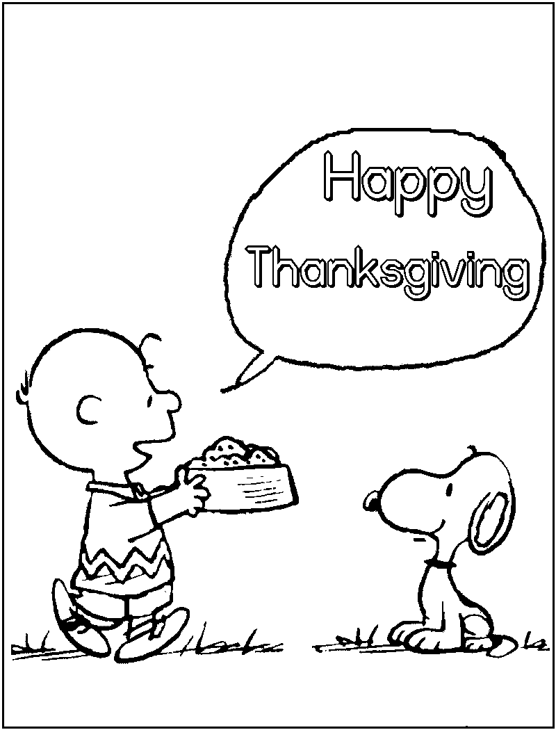 Free Printable Thanksgiving Coloring Pages Image