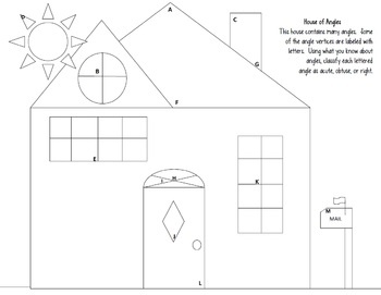 Identifying Right Angles Worksheet Image