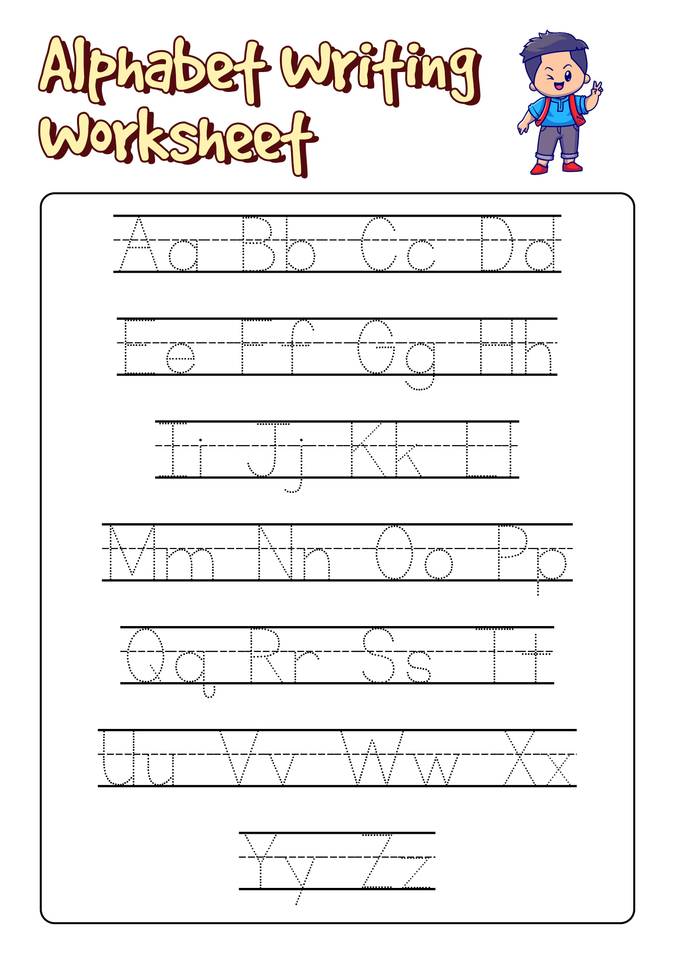 Letter Worksheet Category Page 1 - worksheeto.com