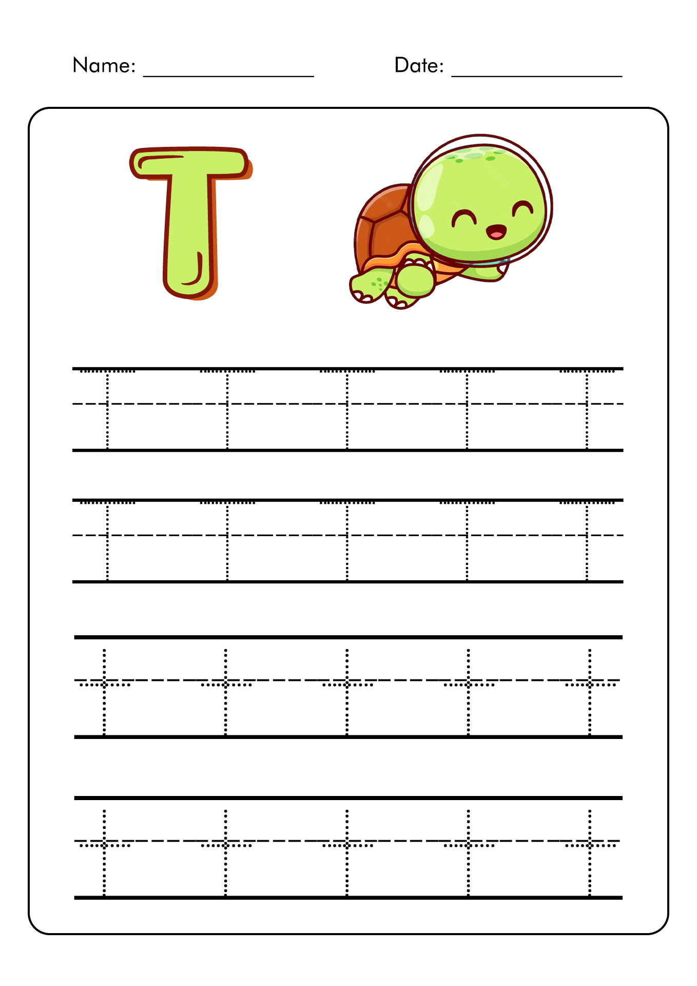 15 Alphabet Letter Practice Worksheets - Free PDF at worksheeto.com