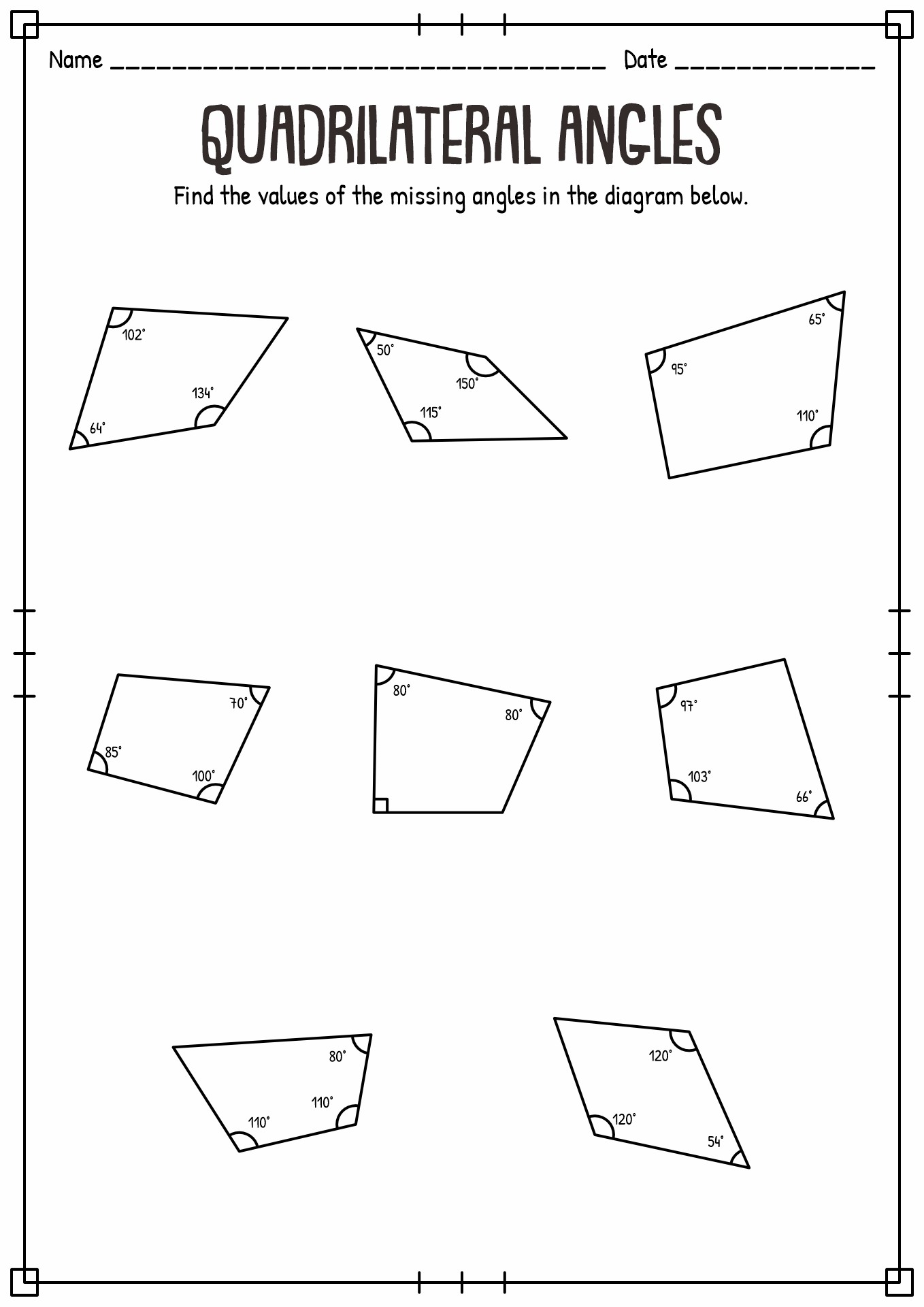 12 Regular Polygon Shapes Worksheet Free PDF At Worksheeto