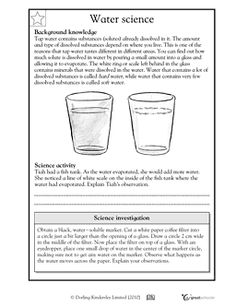 Science Worksheets for 5th Grade Answer Key Image